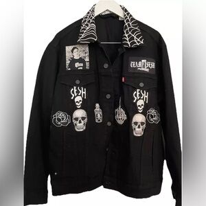 94Rx Team Sesh “CATACOMBS” denim Jacket